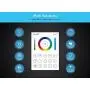 BSOD Milight LED Controller B8 RF2.4GHz Mount Panel Remote Controller 8 Zones RGB CCT Touch Controller Compatible for Milight Product