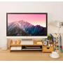 Monitor Stand Riser Desk Organizer-Bamboo 2 Tier Laptop Stand with Drawers, Adjustable Desktop Storage Organizer for Computer, Printer, Cellphone-Use in Office,Home/Reduce Neck &Eye Strain(Basic)