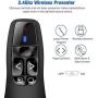 BEBONCOOL Wireless Presenter Remote, 2.4GHz Wireless USB Presenter PowerPoint Remote PPT Clicker for Presentation
