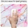 Marphe Mouse Pad Pink Blue Purple Marble Mousepad Stitch Edge Non-Slip Rubber Gaming Mouse Pad Rectangle Mouse Pads for Computers Laptop