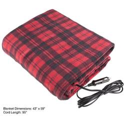 Stalwart 75-BP800 Red/Black Electric Blanket for Automobile