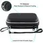 Lacdo Hard Drive Carrying Case for Western Digital WD My Passport Ultra WD Elements SE WD P10 Game Drive Portable External Hard Drive 1TB 2TB 3TB 4TB 5TB USB 3.0 2.5 inch HDD Travel Storage Bag, Black