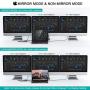 USB C Docking Station,MCY 12-in-1 Triple Display Docking Station Dual Monitor USB C Hub Displayport with Dual HDMI,100W PD, Ethernet, Card Reader Compatible with MacBook Pro, XPS 13, Usb c Dock