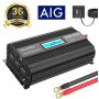 Power Inverter 2000w DC 12V to AC 120V Modified Sine Wave Inverter with LCD Display Remote Control and 3AC Outlets Dual 2.4A USB Ports for Car RV Truck Boat[3 Years Warranty] by VOLTWORKS