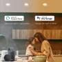 Recessed Lighting Ultra-Thin 4 Inch - Lumary WiFi Smart LED Recessed Lights 9W 810LM LED Retrofit Ceiling Light with Junction Box Compatible with Alexa/Google Assistant(4 Inch-4PACK)