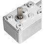 uxcell DC 24V 30RPM Worm Gear Motor 6mm Shaft High Torque Turbine Reducer