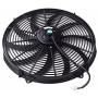 16 Inch Electric Radiator Cooling Fan Mounting Kit & 175-185 Degree Thermostat Relay Switch Kit Black