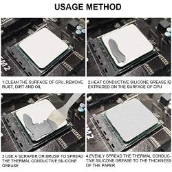 MX-4 Thermal Paste, 4 Grams CPU Paste Thermal Compound Paste Heatsink for IC/Processor/CPU/All Coolers, Carbon Based High Performance, Thermal Interface Material, Current Edition