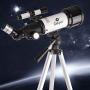 Gskyer Telescope, Travel Telescope, 70mm Astronomical Refractor Telescope for Kids Beginners, Portable Telescope For Adults - Telescope Phone Mount With Carry Bag And Wireless Remote