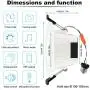 Smart LED Recessed Downlight with Touchscreen Smart Switch & Smart Bridge, FVTLED 10pcs Wireless Bluetooth Mesh 9W 4 inch 700LM 2700K-6500K Dimmable RGBWC Multicolor Color 5 in 1 Ceiling Spotlight
