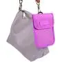 Faraday Bag for Key Fob, Wisdompro RFID Key Fob Protector RF Car Signal Blocking, Anti-Theft Pouch, Anti-Hacking Case Blocker - Purple Faraday Bag for Key Fob, Wisdompro RFID Key Fob Protector RF Car Signal Blocking, Anti-Theft Pouch, Anti-Hacking Case Blocker - Purple