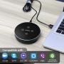 USB Speakerphone, CMTECK Portable Noise Reduction Conference Microphone for Home Office Conference Calls, USB Plug & Play-Desktop Speaker with 360º Voice Pickup, Mute Function & Volume Control(ZM350)