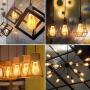 8 Pack LED Edison Bulbs 60W Equivalent, OxyLED 6W Vintage Style LED Filament Light Bulbs, E26 Medium Base, Non-Dimmable, Warm White 2700K, Antique ST64 Amber Glass Bulb for Bathroom Kitchen Christmas