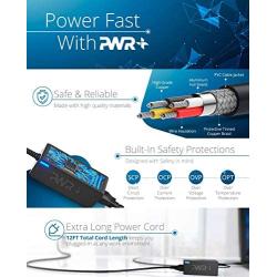Pwr for Acer Aspire Charger Laptop Power Cord: UL Listed E15 ES1 E1 E5 F5 F15 E 15 1 5 F 5 15 V3 V5 V7 V 3 5 7 R7-571 R3 S3 M3 M5 Extra Long Notebook Power Adapter Supply