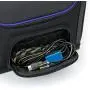 USA GEAR Mini Projector Case S7 Pro Portable Projector Bag Carrying Case with Accessory Storage - Compatible with Small LED Projectors from Vankyo, DR. J, Apeman, GooDee, DBPOWER, CiBest (Blue)