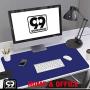 Multipurpose Office Desk Pad and Computer Desk Mat - Waterproof Office Desk Mat and Desk Blotter Pad - Home Office Accessories (Large (35.5'' x 17.5'') (Blue Haven Blue)