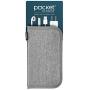 Pocket for Everyday Personal Cable & Accessory Clear View Pockets Folder in Grey