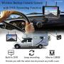 Wireless Backup Camera, DOUXURY IP69 Waterproof 170° Wide View Angle HD 1080P Backup Camera + HD LCD 7'' Monitor, DVR Recording Backup Camera System for Truck Pickup Trailer Camper Bus RV 5th Wheel