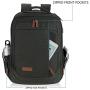 KROSER Laptop Backpack Large Computer Backpack Fits up to 17.3 Inch Laptop with USB Charging Port Water-Repellent School Travel Backpack Casual Daypack for Business/College/Women/Men-Charcoal Black