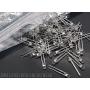 Waycreat 100PCS 3mm White LED Diode Lights Clear Emitting LEDs for High Intensity Super Bright Lighting Bulb Lamps Electronics Components Diodes