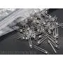 Waycreat 100PCS 3mm Yellow LED Diode Lights Clear Emitting LEDs for High Intensity Super Bright Lighting Bulb Lamps Electronics Components Lamp Diodes