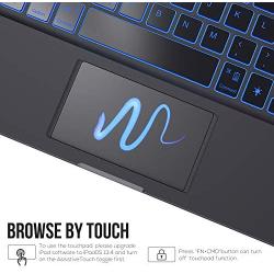 Touchpad Keyboard for iPad Air 4 (10.9-inch), 7 Color Backlit, 360° Rotatable, Slim Folio Cover, Apple Pencil Holder, Trackpad Keyboard for iPad Air (4th Generation) 2020, iPad Pro 11-inch 2020/2018