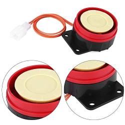 Car Anti-theft Security Alarm，ABS 12V 125DB Anti-trimming and Waterproof Burglar System with Double Color Remote Control and Shock Sensor for Motorbike, Bike, Tricycle etc