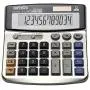 XINPENGFA Office Calculator, Solar and Battery Dual Power, Metal Surface 12 Digit Calculators Large Display Big LCD,and Large Button