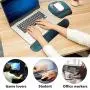 Holilife Keyboard Wrist Rest Pad and Wrist Support Mouse Pad, Ergonomic Design Memory Foam Pad for Pain Relief and Non-Slip Rubber Base Set for Home Office Laptop Computer Gaming, Elephant Holilife Keyboard Wrist Rest Pad and Wrist Support Mouse Pad, Ergonomic Design Memory Foam Pad for Pain Relief and Non-Slip Rubber Base Set for Home Office Laptop Computer Gaming, Elephant