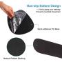 Holilife Keyboard Wrist Rest Pad and Wrist Support Mouse Pad, Ergonomic Design Memory Foam Pad for Pain Relief and Non-Slip Rubber Base Set for Home Office Laptop Computer Gaming, Elephant