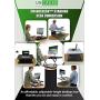 CHANGEdesk MINI small standing desk converter simple affordable adjustable height desktop riser for laptops single computer monitors portable compact lightweight ergonomic sit stand up tabletop stand