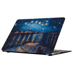 Funut Laptop Case for MacBook Air 13 Inch,Matte Hard Plastic Case Rubber Coated Slim Smooth Touch Air 13 Protective Cover for 2010-2017 MacBook Air 13.3 Inch A1466 & A1369, Starry Night