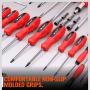 HORUSDY 100-Piece Magnetic Screwdriver Set with Plastic Racking, Tools for Men Tools Gift