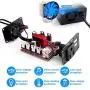 150W Car Power Inverter Charger DC 12V to 110V AC Converter with 3.1A Dual USB Charger(Black)