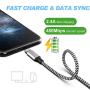 iPhone Charger, YEFOOT MFi Certified Cable 5 Pack(3/3/6/6/10FT) Nylon Woven with Metal Connector Compatible iPhone 12Pro Max/12Pro/12/11/Pro/Xs Max/X/8/7/Plus/6S/6/SE/5S iPad-Black&White