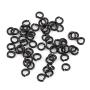 Hex Socket Screws, 300Pcs M3 Black Alloy Steel Hex S ocket Screws Bolt with Hex Nuts Washers Assortment for Electronic Products(A)