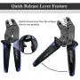 Dupont Crimping Tool Qibaok Pin Ratcheting Crimper AWG 26-20 for JST Terminal Connector XH 2.54mm C3-R 2.54mm Dupont 2.54mm KF2510 JST Terminal Connector