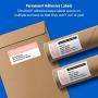 Avery Shipping Address Labels, Laser Printers, 250 Labels, 2x4 Labels, Permanent Adhesive, TrueBlock (5263) , White