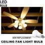 E17 Led Bulb, A15 Ceiling Fan Light Bulbs, 6W(60 Watt Equivalent), Warm White 3000K Intermediate Base, 600 Lumens, Not Dimmable, 6 Pack