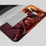 Gaming Mouse Pad Professional Curved Extended Size Large Computer Laptop Keyboard Desk Mat Waterproof Mousepad with Stitched Edges Anti Slip Rubber Base for School Office Home (Chandra and Liliana)