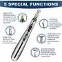 Electronic Acupuncture Pen, 5-in-1Electronic Massage Pen, Meridian Energy Pen for Pain Relief, Pain Relief Therapy, Electric Meridians Acupuncture Machine, Massager Relief Pain Tools