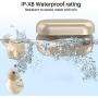 TOZO T12 Wireless Earbuds Bluetooth Headphones Premium Fidelity Sound Quality Wireless Charging Case Digital LED Intelligence Display IPX8 Waterproof Earphones Built-in Mic Headset for Sport Champange