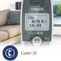 VTech CS6114 DECT 6.0 Cordless Phone with Caller ID/Call Waiting, White/Grey with 1 Handset