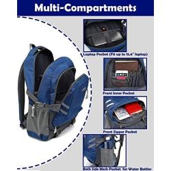 School Backpack BookBag for Student College Travel Hiking Fit Laptop Up to 15.6 Inch