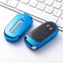 Xotic Tech Blue Soft TPU Smart Remote Key Cover Keyless FOB Shell Case for Jeep/for Chrysler/for Dodge Remote Key