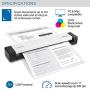 Visioneer RoadWarrior 3 Simplex Mobile Document Scanner for PC and Mac, USB Powered Travel Scanner