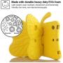 Simicoo iPad Mini 4 3 2 3D Cute Butterfly Case for Kids Light Weight EVA Stand Shockproof Rugged Heavy Duty Kids Friendly Tablet Case for iPad Mini 4 3 2 (Yellow)
