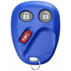 KeylessOption Keyless Entry Remote Control Car Key Fob Replacement for LHJ011 - Blue