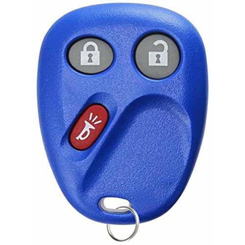 KeylessOption Keyless Entry Remote Control Car Key Fob Replacement for LHJ011 - Blue
