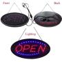 LED Open Sign for Business 19 X 10 Inch, Two Modes Light Steady Flashing Electronic Lighted Signs Displays for Business, Walls, Glass Window, Shop, Hotel, Bar,Liquor Stores (Black)